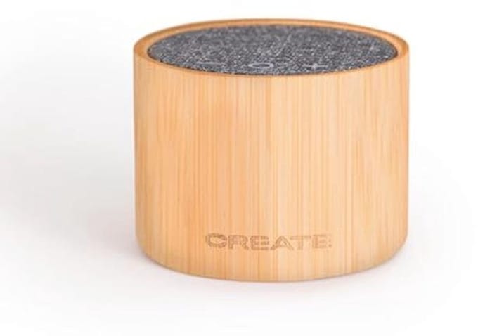 Mini Bamboe Bluetooth Luidspreker - Draadloze Speaker met USB-C en Jack-Aansluiting