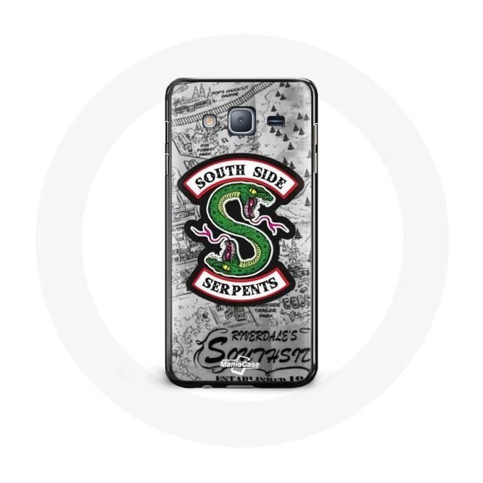 Coque pour Samsung Galaxy j3 2016 Riverdale south side serpents logo