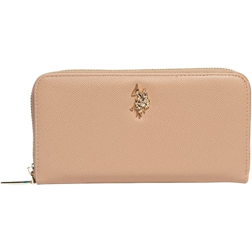 U.S. POLO ASSN. portemonnee Jones Zip Around Wallet Beige