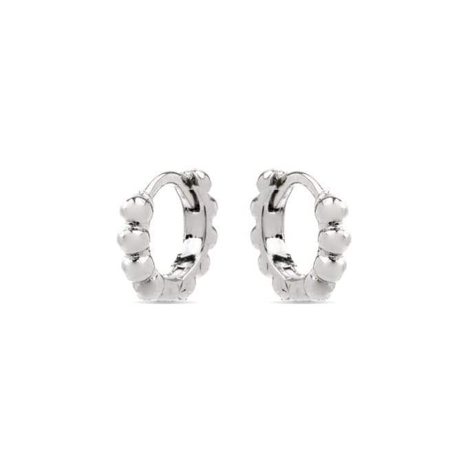 Luxenter 925 Sterling zilveren gerhodineerde oorbellen - Ledis