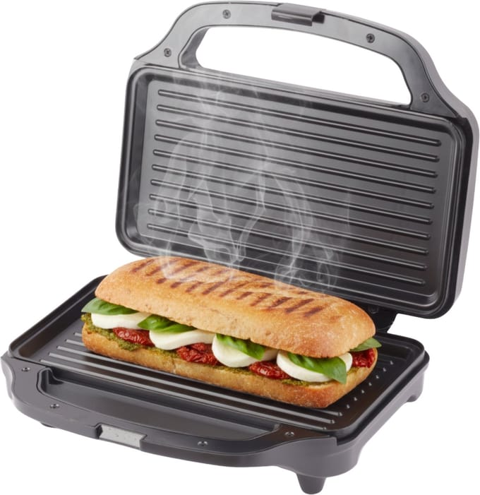 COOK-IT Tosti apparaat - Sandwich IJzer XL - Extra Breed 15x28 CM