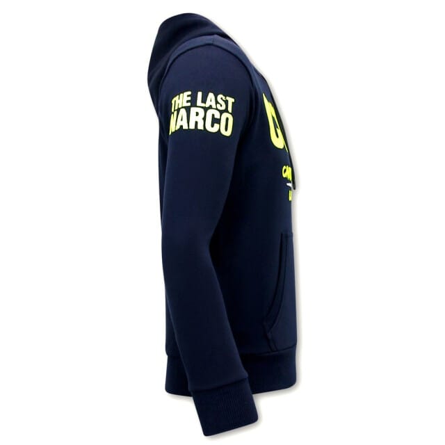 Hoodie Heren Print - El Chapo - Blauw / Navy
