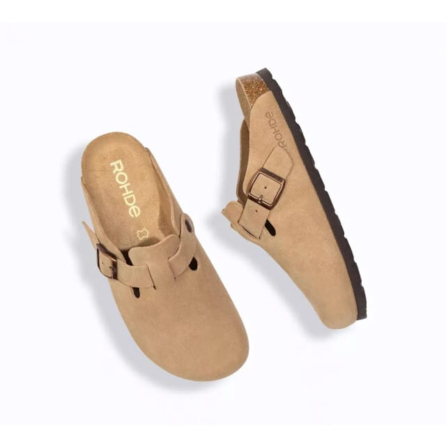 Rohde Alba - dames slof - Beige - maat 35 (EU) 2.5 (UK)