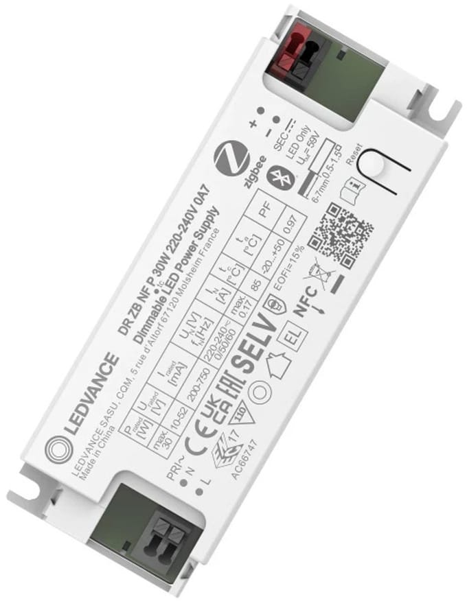 Ledvance LED Driver | LED DRIVER ZIGBEE DIRECT PERFORMANCE 30W 220-240V 0A7 | Dimbaar IP20