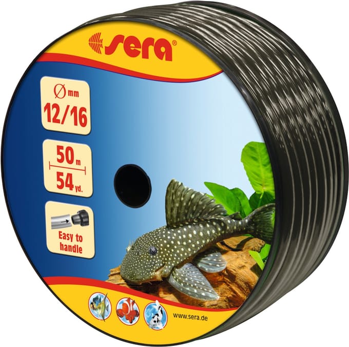 Sera waterslang 12/16mm grijs per meter