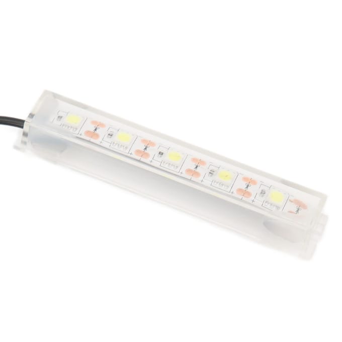 Aquarium LED-lamp, klein, USB, Betta-aquarium, wit licht voor binnenaquariumplanten white