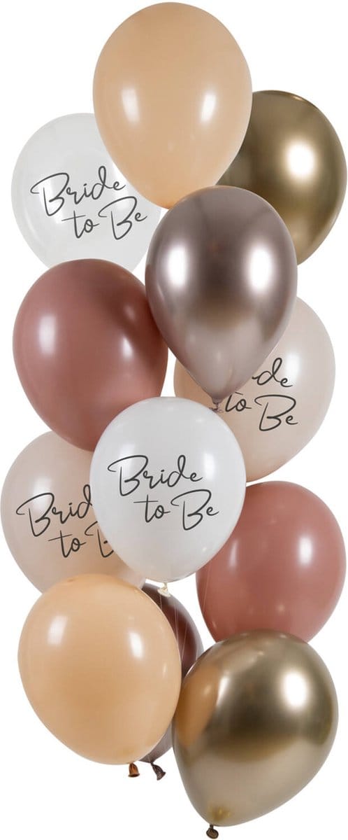 Ballonnen Bride To Be 33cm - 12 stuks