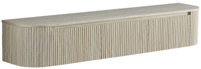 DiamantMeubelen Hangmeubel Taksim - Beige - Hout structuur