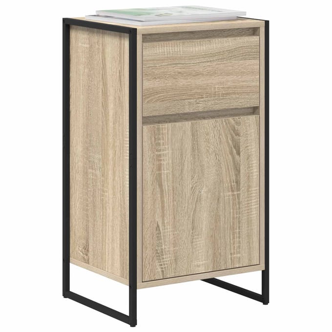 vidaXL - Dressoir - Sonoma - Eiken - 43 - x - 36 - x - 75,5 - cm - Bewerkt - hout