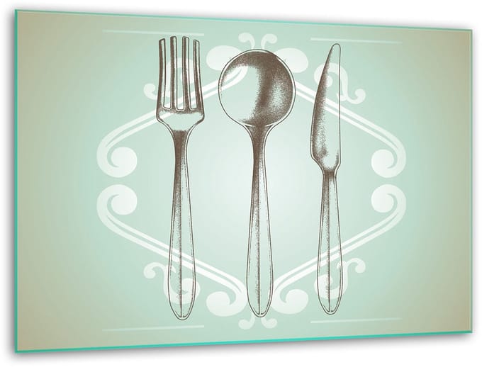 TMK ArtDeko - Snijplank - Glas - 40x30 cm - Veilig