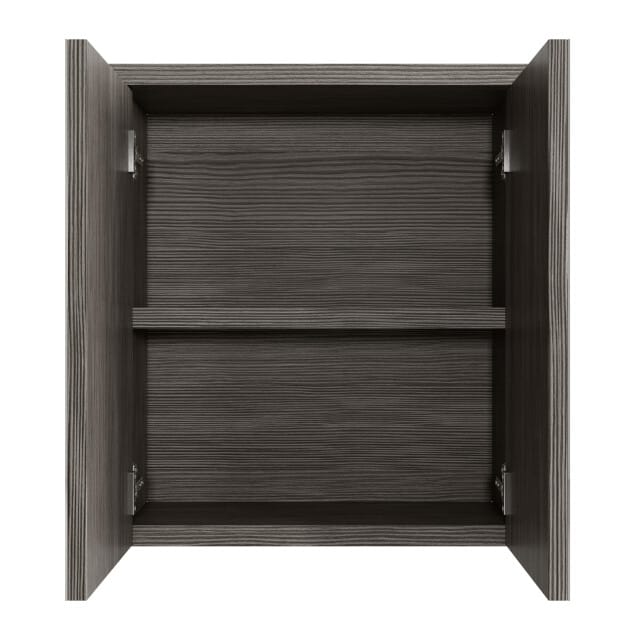 Badplaats Spiegelkast Toledo 60 x 20 x 60 cm – Grijs Eiken – Badkamerkast Badkamer