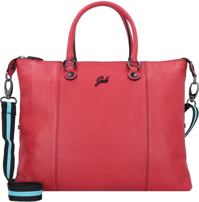 Gabs Leren Schoudertas G3 Plus TG Bull Black Shoulder Bag Fire Rood