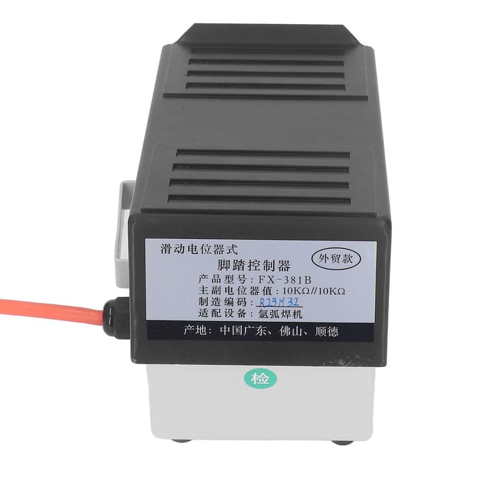 TIG Lassen Voetpedaal Schuifpotentiometer Type Ampère Regeling 14 Pin 8 Meter Draad DC5~15V