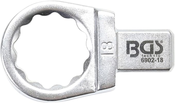 BGS Opsteek-ringsteeksleutel 18 mm opname 9 x 12 mm - 6902-18