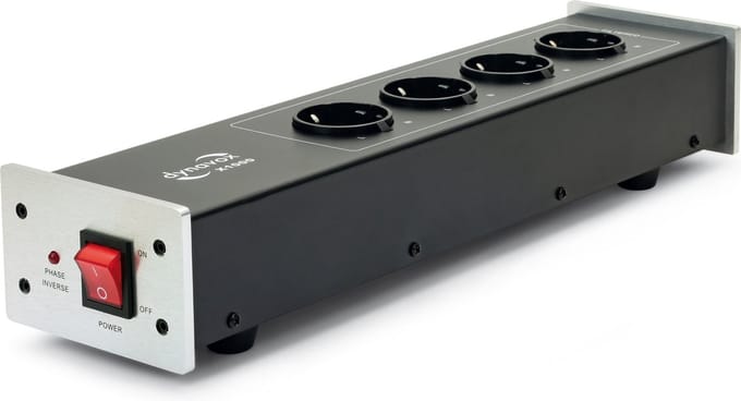 Dynavox X1000B Zilver HiFi Netfilter Stroomfilter – Zuivere Stroom voor Optimale Geluidskwaliteit