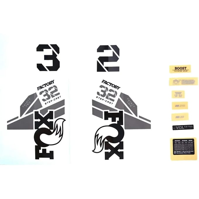 Decalset Fox 2021, 32 SC, F-S, Logo, Fork
