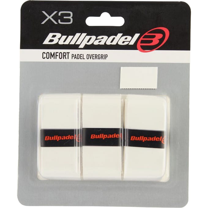 Bullpadel Pro Overgrip 3-pack Comfort White