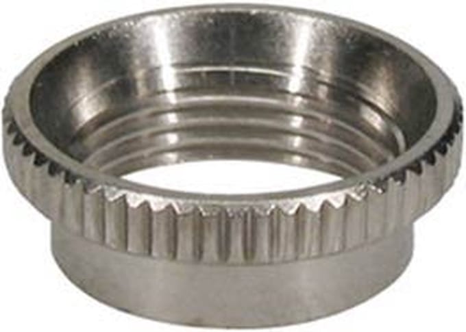 Switchcraft SW-DKN-N Schakelmoer - Diep Geknurled voor Dikke Top Gitaren - Nikkel