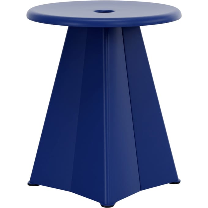 Vitra Tabouret Métallique - Prouvé Bleu Marcoule