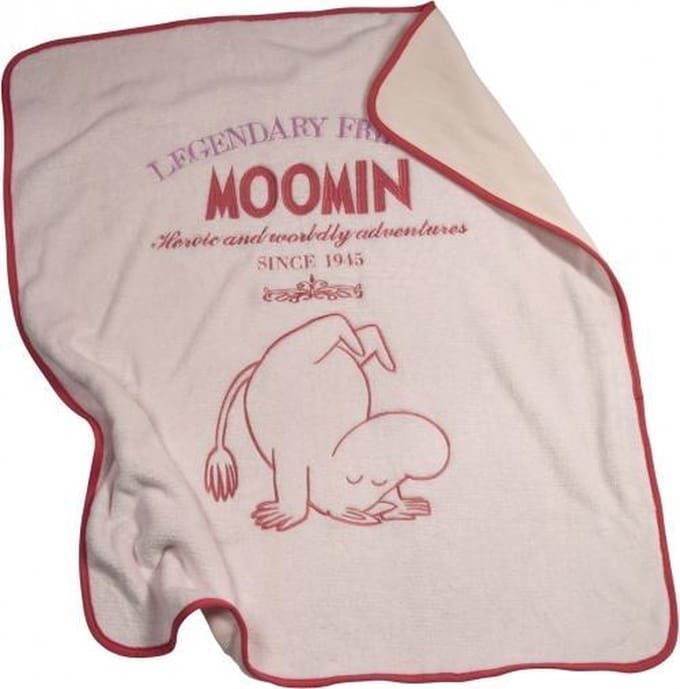 Moomin meisjes deken - roze - maat 75*85  cm