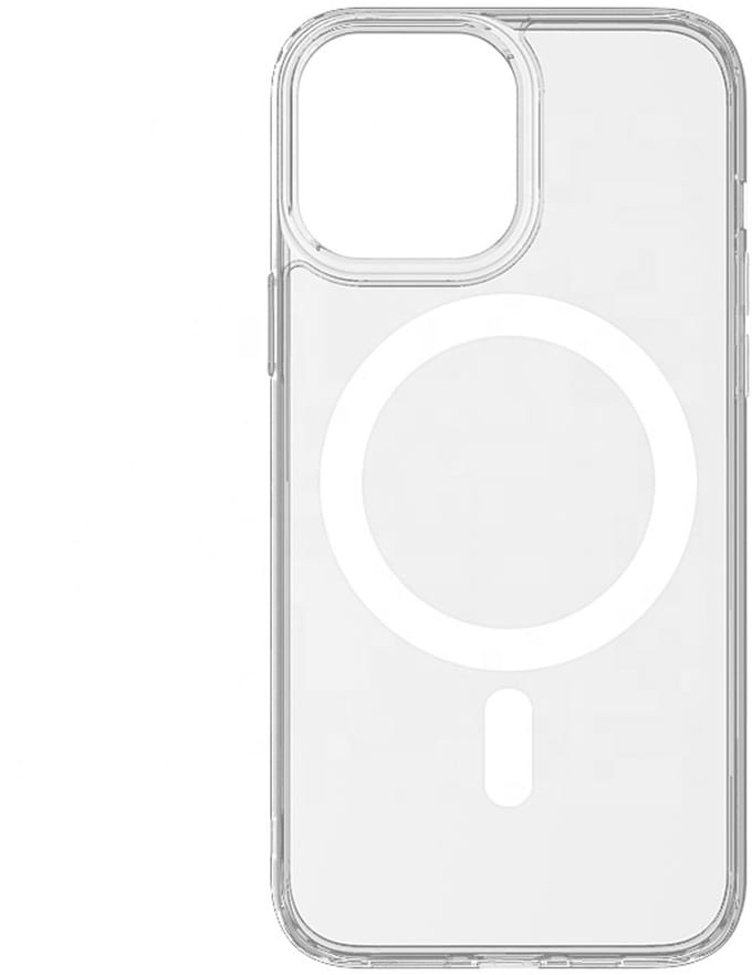 Geschik voor iPhone 11 mobiele cover compatibel met MagSafe-oplader Transparant