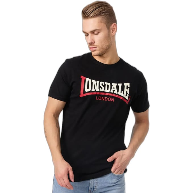 Lonsdale T-Shirt Tweekleurig T-Shirt regular fit