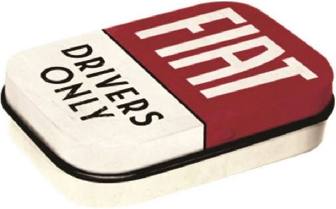 Fiat - Pepermunt Blik mint box 4 x 6 cm