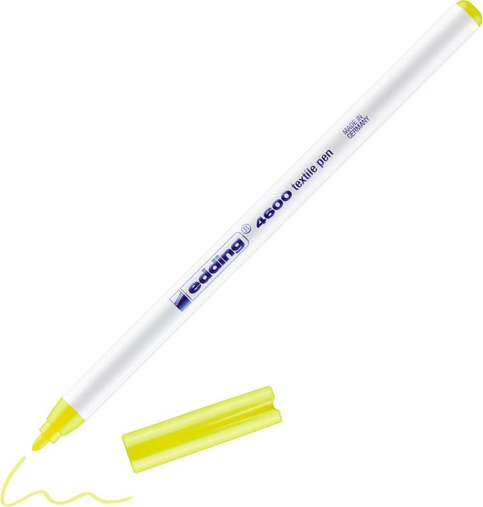 Textielstift Edding 4600 neongeel 065