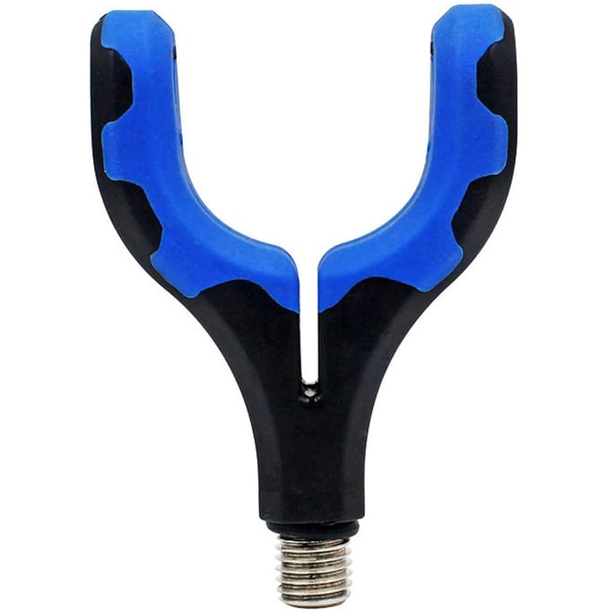 Support de canne à pêche à la carpe Têtes en U Poignées de canne Accessoire de matériel de pêche bleu