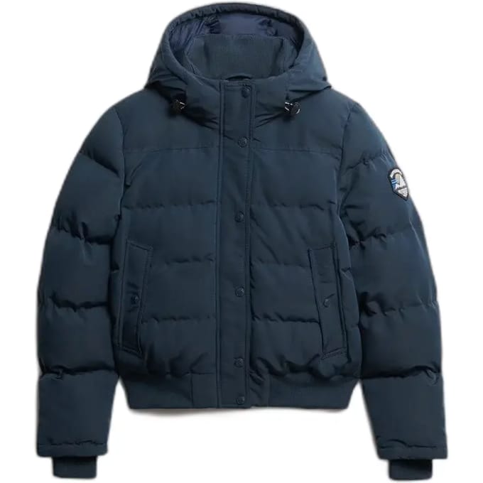Superdry Everest Bomber Jas Blue Grootte: 38