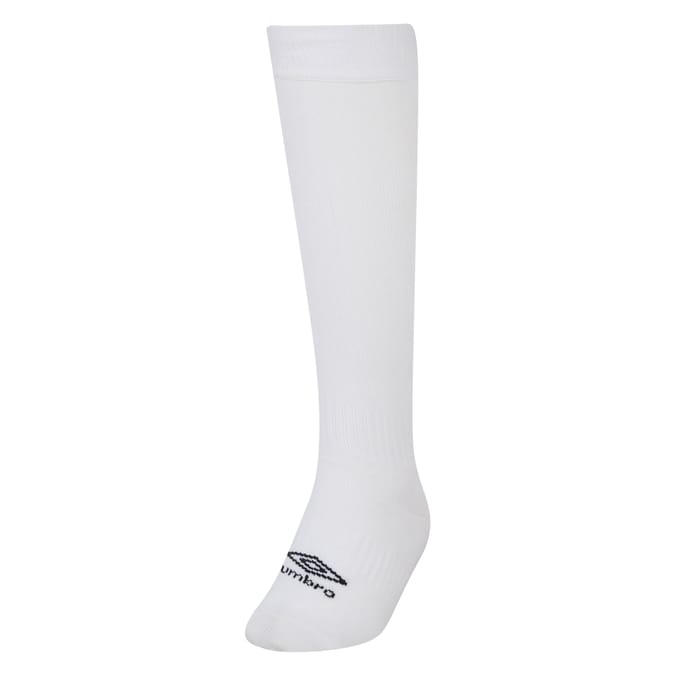 Umbro Primo voetbalsokken voor kinderen (Wit/zwart)