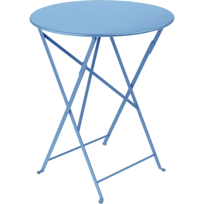 Fermob BISTRO klaptafel rond - E1 Maya blauw - Ø 60 cm
