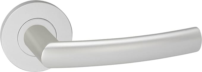 Deurkruk - Impresso Burton - Voor binnen - Rond - Aluminium - 2 stuks