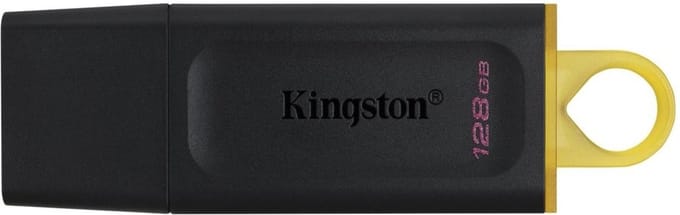 Kingston Technology DataTraveler Exodia USB flash drive 128 GB USB Type-A 3.2 Gen 1 (3.1 Gen 1) Zwart