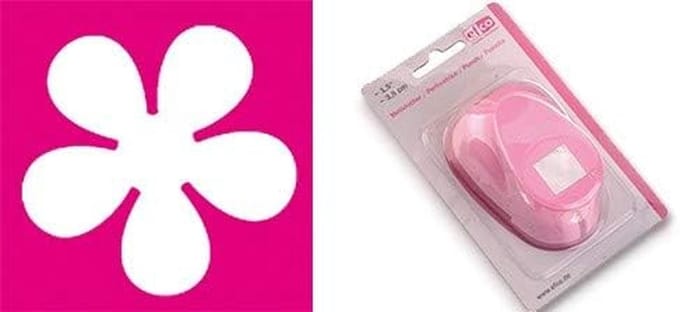Papieren Vormpons - Creatieve Stans - Kaarten Maken - Stanst Meerdere Materialen - 3XL Formaat - Roze
