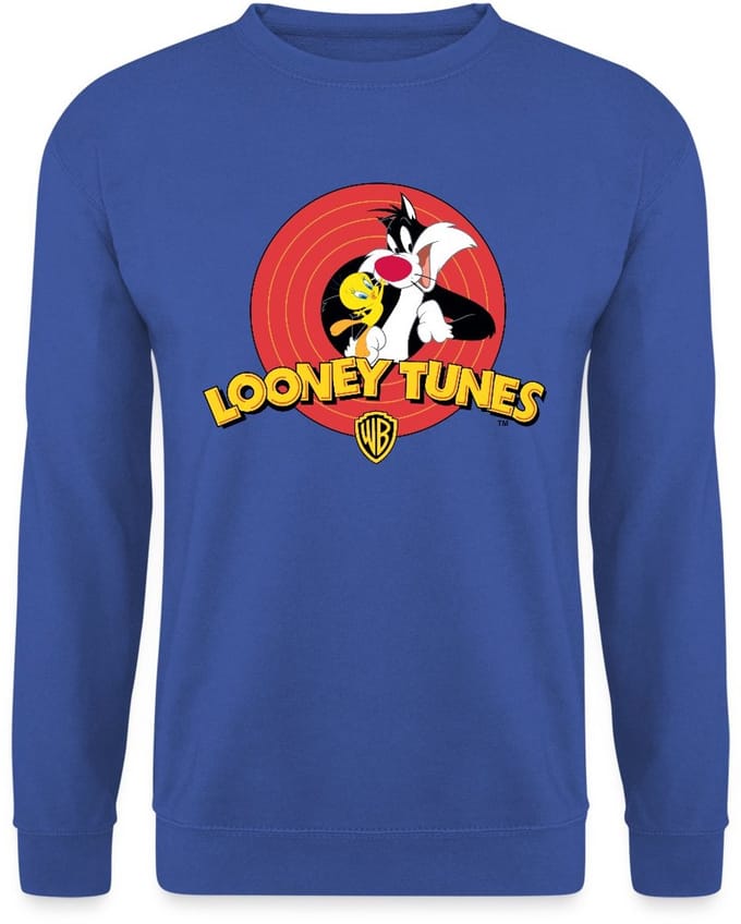 Looney Tunes Sylvester And Tweety Sweater Heren