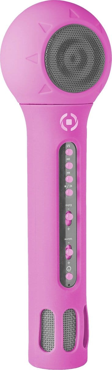 Celly - Tech for Kids Microfoon met Bluetooth Luidspreker 3 Watt - Kunststof - Roze