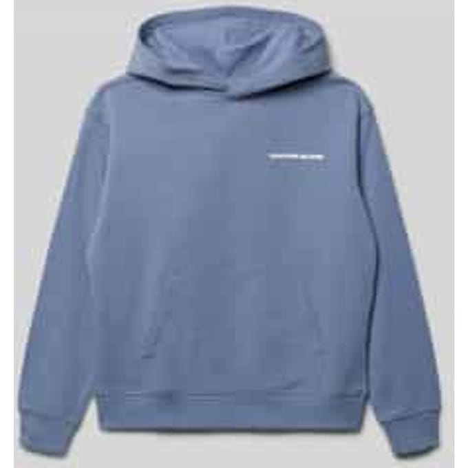 Relaxed fit hoodie met logoprint