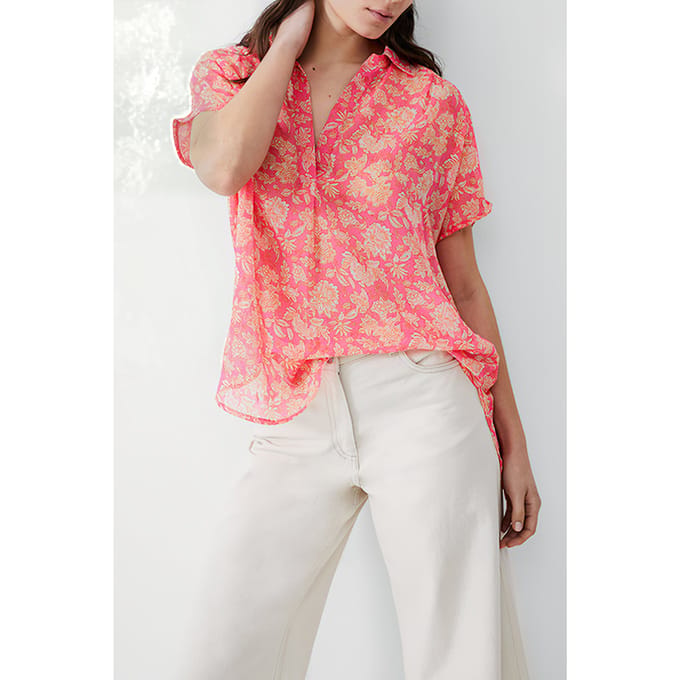 French Connection Cosette S/s Popover Camellia Taglia: 6 | Magliette intime Outlet | Donna | Marrone