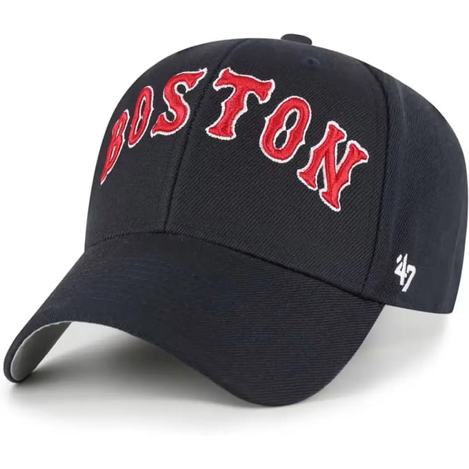 47 Mlb Boston Red Sox Script Mvp Pet Blauw Man