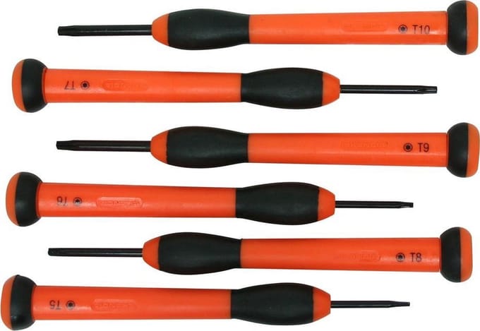 Skandia Torx Mini Schroevendraaierset - 6 delig
