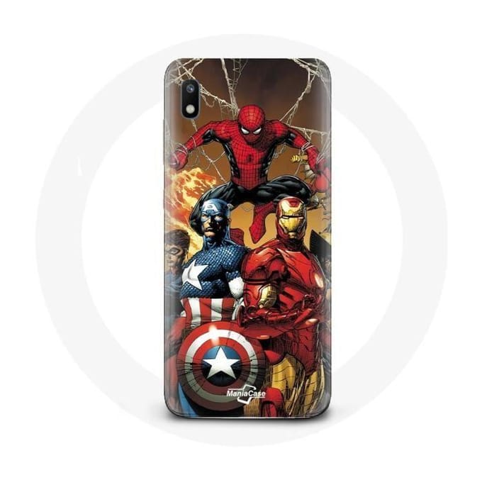 Hoesje voor Samsung Galaxy A10 Avengers invaders Oude soldaten