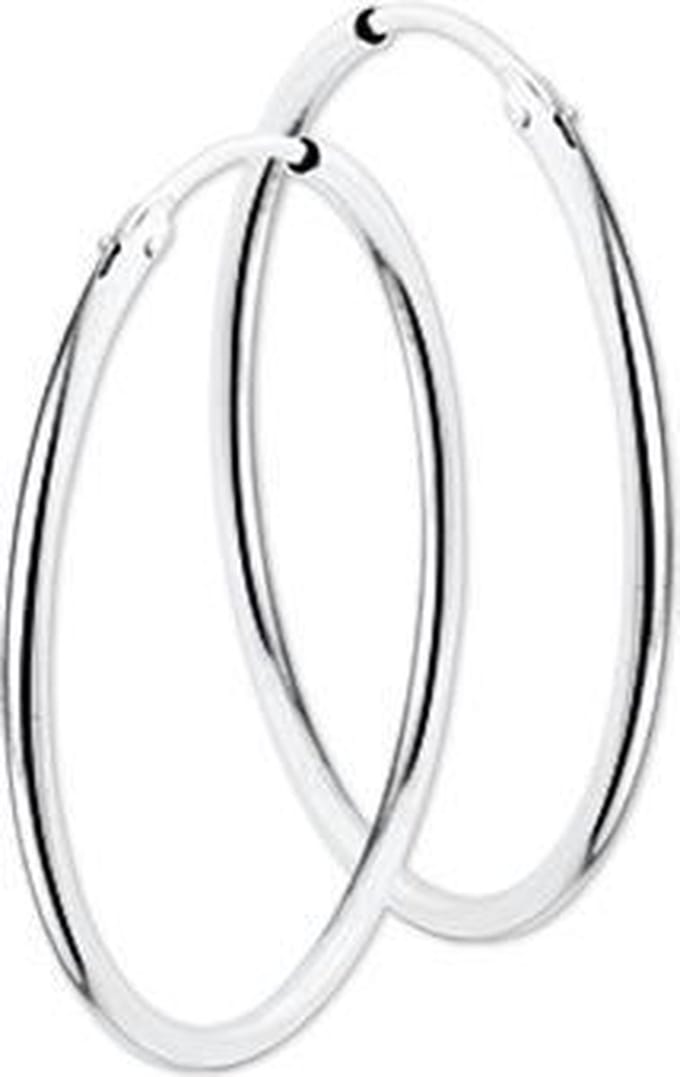 Marie Celeste oorringen ronde buis - 15 mm - Goud