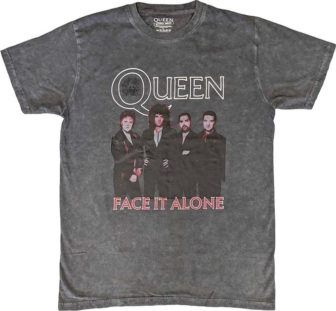 Queen - Face It Alone Band Heren T-shirt - S - Zwart