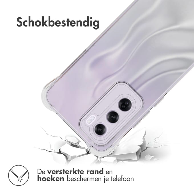 imoshion Hoesje - Geschikt voor Oppo Reno 12 - Shockproof Case - Transparant