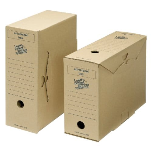 Loeff's archiefdoos Universeel Box A4 34x25x12 cm Pak van 25 stuks - FSC