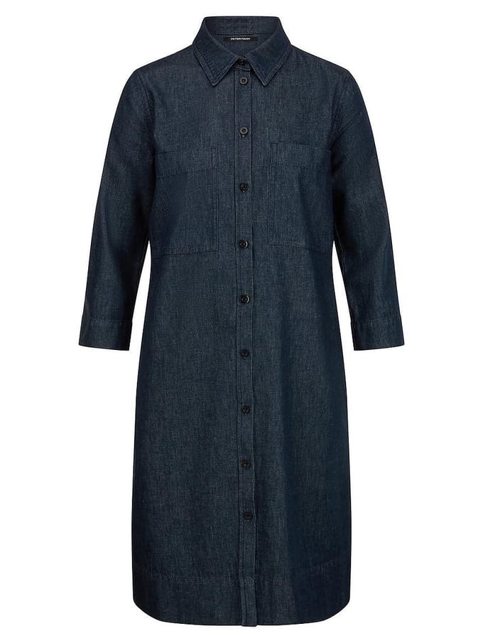 Jeansjurk 3/4-mouwen Van Peter Hahn denim