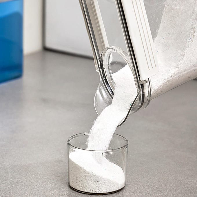Vloeibare Wasmiddeldispenser voor Organisatie en Opberging in de Wasruimte Grote Capaciteit Wassen white