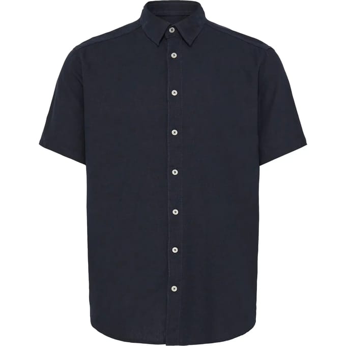 slim fit linnen overhemd met viscose model 'Bobby'