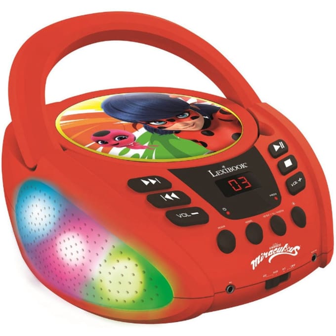 Miraculous Bluetooth CD player met verlichting